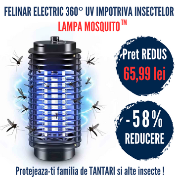 Felinar electric UV împotriva insectelor