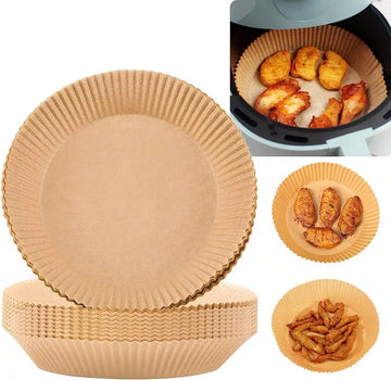 Set 100 hartii de copt pentru friteuza