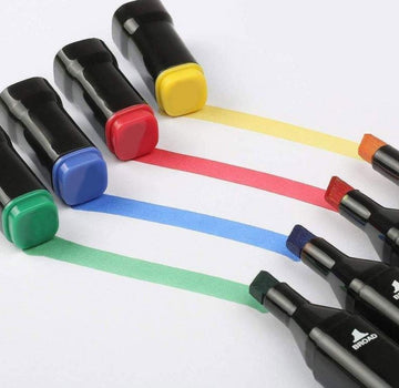 Set 48 de Carioci cu varf dublu si geanta de depozitare inclusa