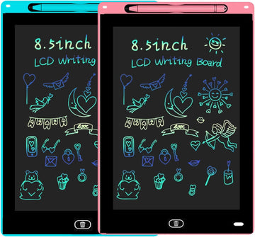 Pachet 2 x Tableta de scris LCD pentru copii cu ecran colorat, 8.5 inch