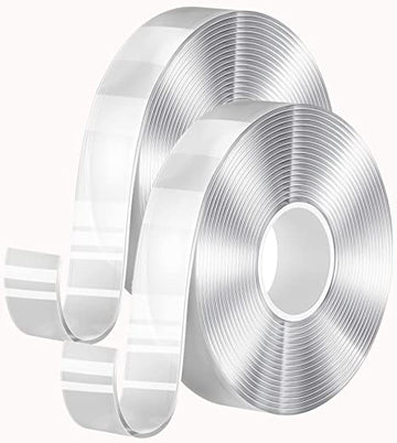 Pachet 2 x Banda dublu adeziva multifunctionala transparenta