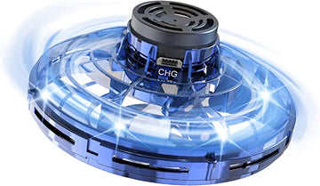 Mini drona OZN, jucarie zburatoare iluminare LED