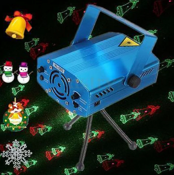 Mini proiector laser cu 5 proiectii pentru Craciun